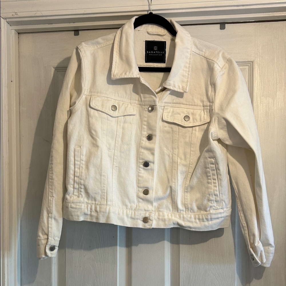 Bagatelle White Denim Jean Jacket
